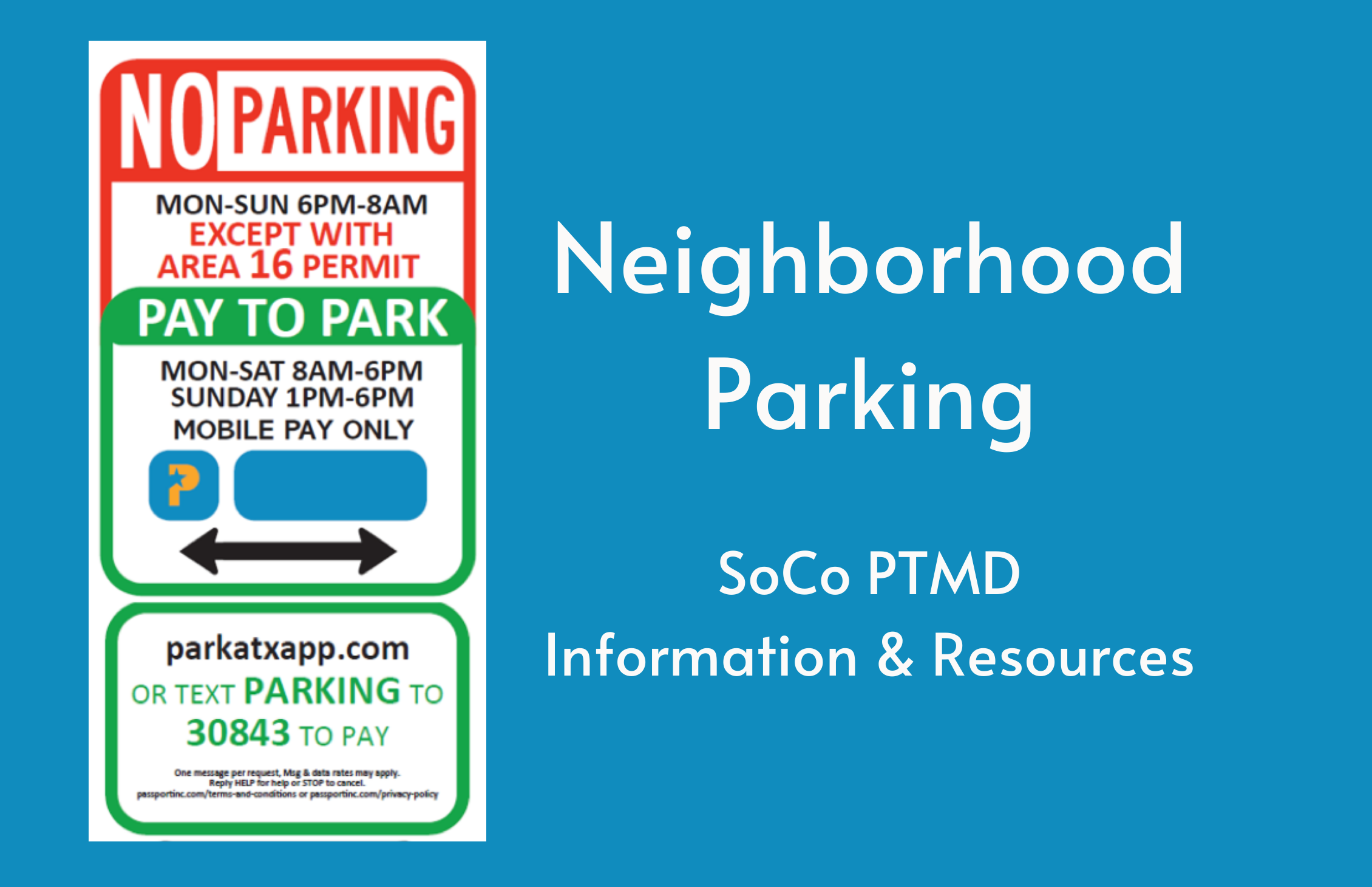 SoCo PTMD is rolling out in the neighborhood